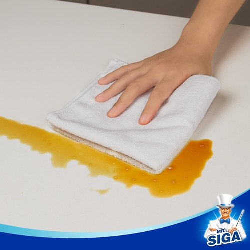 MR.SIGA Microfiber Cleaning Cloths - Streak-Free All-Purpose Towels | Pack of 12, 32 x 32 cm (12.6 x 12.6 in)