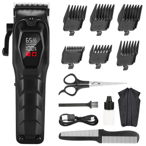 Hair Clippers for Men Professional Hair Trimmer Cordless Rechargeable Powerful Beard Trimmer Hair Cutting Grooming Tool