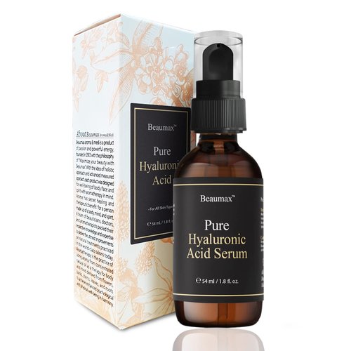 Beaumax Pure Hyaluronic Acid Serum - Intense Moisturizer for Face 54 ml (1.8 fl oz)