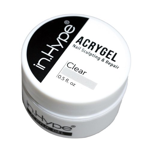 IN.Hype AcryGel/Acrylic Nail Extension Builder Gel Poly Nail Gel (Clear)