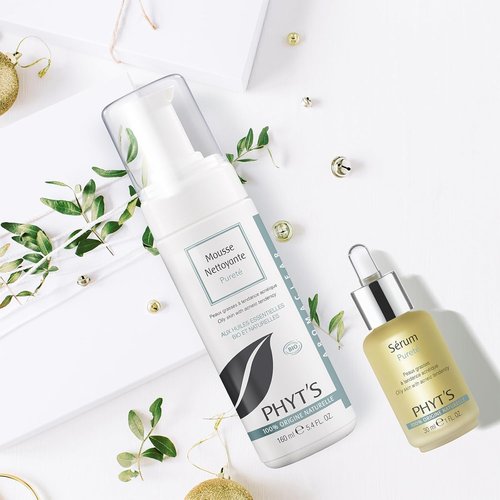 Phyt's Purity Cleansing Foam - Soap-Free Face Wash with Essential Oils & Purifying Extracts - 5.4 oz