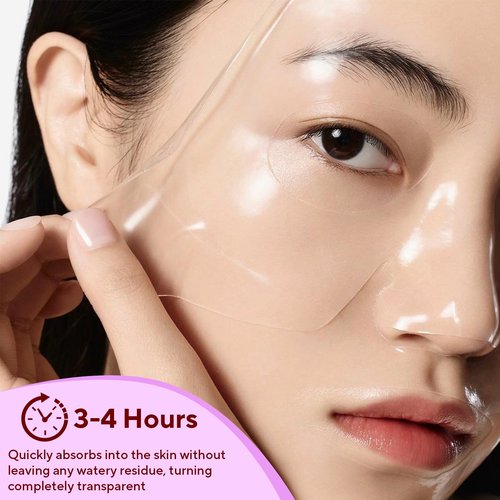 Nityrliv Collagen Face Mask, 4 Pack Bio-Collagen Real Deep Mask Overnight Hydrating Face Mask for All Skin Types,Original Hydrating Collagen Face Mask