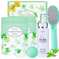 Gift Baskets for Women, Eleanore's Diary 4pcs Tea Tree Foot Soak Set-Suit for Dry Cracked Feet, Foot Care Easter Mothers Day Birthday Gifts, Spa Day Gifts Set for Mom Her Sister Friends Wife Grandma