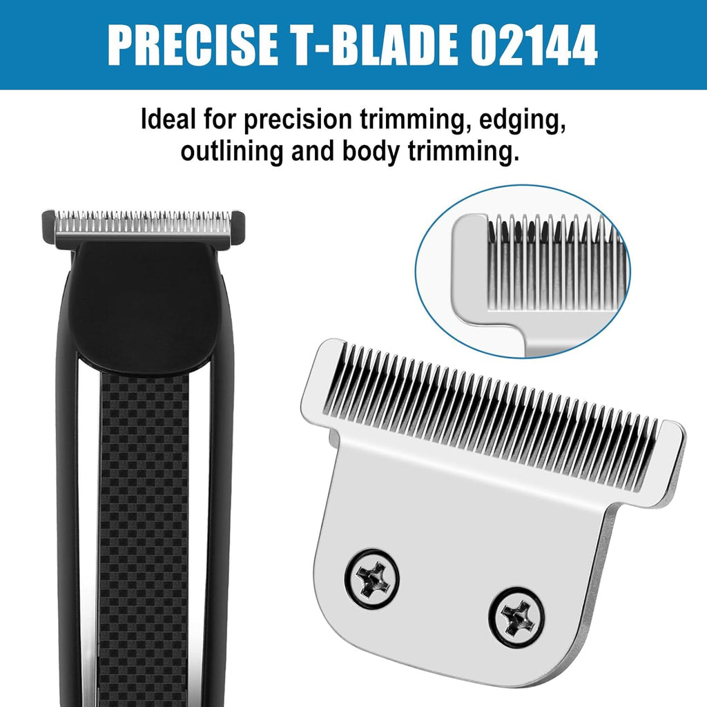 Wahl 02144 Replacement Detachable T Blade - Japanese Stainless Steel 40mm Compatible with Wahl Trimmers