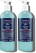 Kiehl's Facial Fuel Face Wash - Refreshing Men's Gel Cleanser with Caffeine & Vitamin E | Non-Drying Formula for All Skin Types
