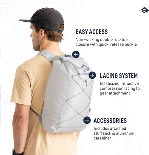 Sea to Summit Ultra-Sil Dry Pack - Lightweight Waterproof Daypack for Outdoor Adventures