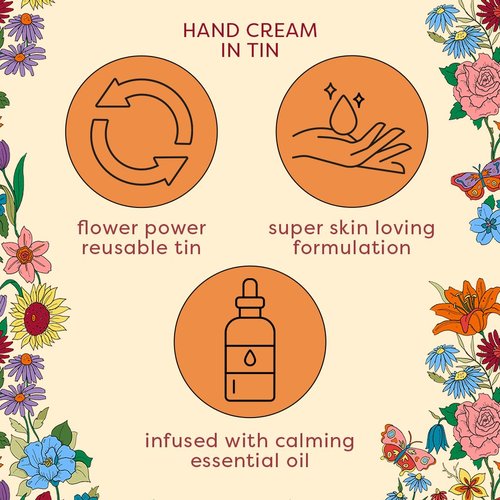 Heathcote & Ivory Love Revival-Hand Cream in Tin 100ml - Hydrating Hand Cream in Decorative Tin for Beautiful Hands
