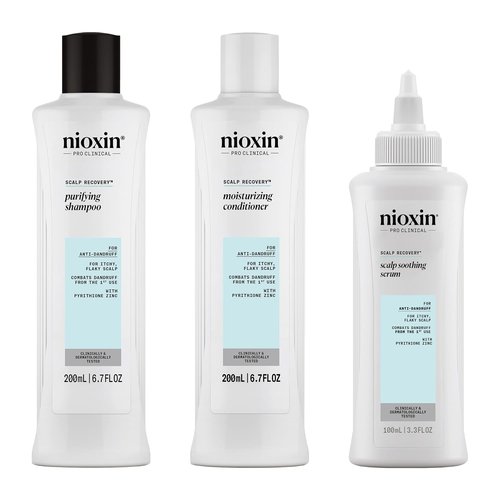 Nioxin Scalp Recovery Anti-Dandruff System Kit - Soothes Itchy & Flaky Scalp | Trial Size