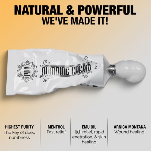 Proinnate Numbing Cream Max Strength Deep Numbing Cream with Menthol, Emu Oil and Arnica (1 Pcs(1x30g)) Relief Burning, itching, and discomfort, Reduces Soreness in Local and anorectal Areas