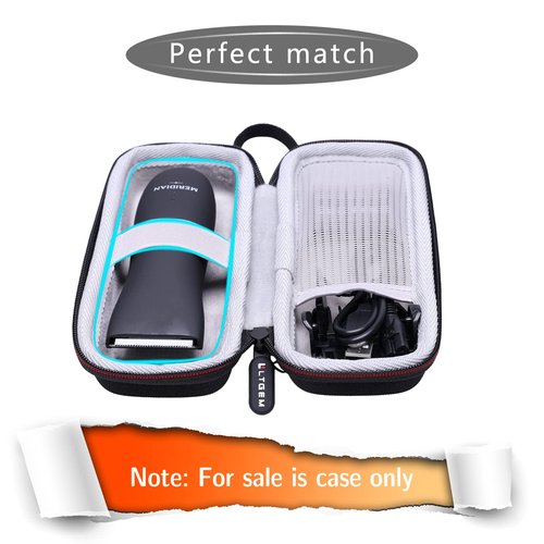 LTGEM EVA Hard Case for Meridian Ball Trimmer Men Body Hair Trimmer - Travel Protective Carrying Storage Bag (Case Only)