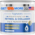 Vepxzory Face Moisturizer Retinol Cream For Face, Collagen Anti Aging Face Cream, Day-Night Neck Cream With Hyaluronic Acid, Wrinkle Cream For Women & Men Reduces Wrinkles, Dryness, 1.85 Fl. Oz