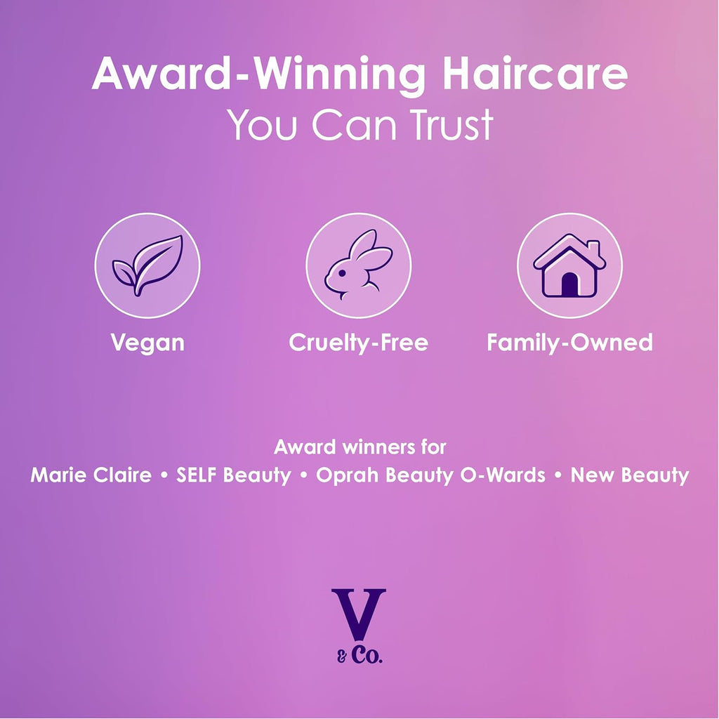 V&Co. Beauty Wave Babe Styling Mousse - Lightweight Hold for Effortless Waves | 8 oz