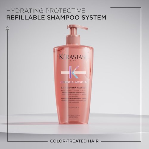 Kerastase Chroma Absolu Shampoo & Conditioner Set | Hydrates & Protects Color-Treated Hair - Glycerin & Hyaluronic Acid