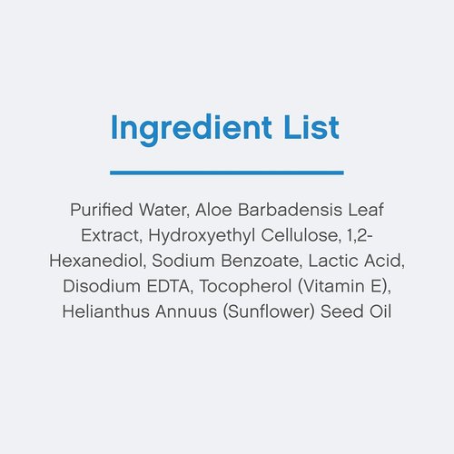 Lubelab Water-Based Personal Lubricant - Aloe & Vitamin E, Hypoallergenic, 8.3 Fl Oz | Natural Smooth Glide