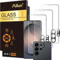 Ailun Glass Screen Protector for Galaxy S26 Ultra - 3 Pack + 2 Pack Camera Lens | 0.25mm Ultra Clear, Anti-Scratch