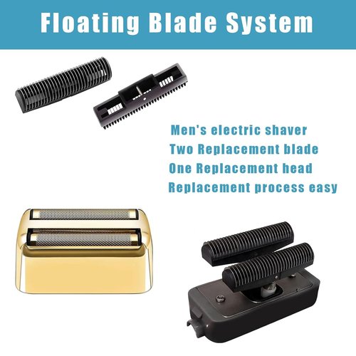 BaBylissPRO Replacement Foil & Cutters - Compatible With FXFS2 & Double Foil Shaver (Gold 2)