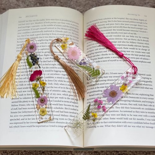 iFancer Dried Flowers for Resin Craft Nail Art Mix Small Mini Dry Flowers (Pack of 6 Boxes, About 260 PCS)
