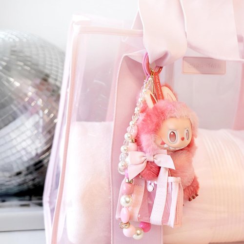 Case-Mate Jelly Tote Bag Keychain - Adorable Charm for Handbags, Backpacks & Keys | Cute Labubu Design