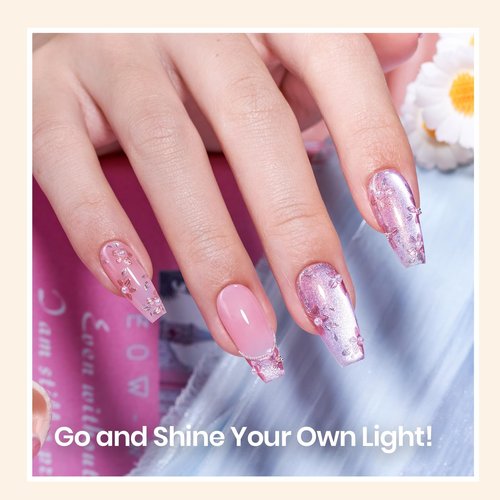 beetles Gel Polish 2Pcs 15ml No Wipe Top Coat Gel Nail Polish High Gloss Shiny Long-Lasting Clear Gel Top Coat, Soak Off Nail Lamp, Spring Nails Home DIY Manicure and Nail Salon Gifts for Women