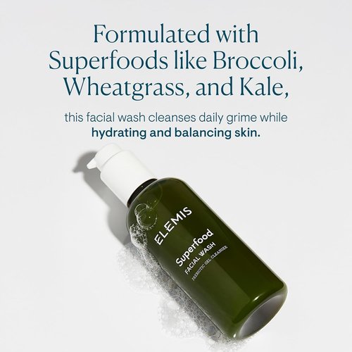 ELEMIS Superfood Facial Wash & Pro-Collagen Marine Cream for Men - Nourishing Skincare Duo