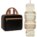 Telena Travel Toiletry Bag for Women with Hanging Hook, Water-resistant Cosmetic Bag Travel Organizer for Accessories, Toiletries, Shampoo