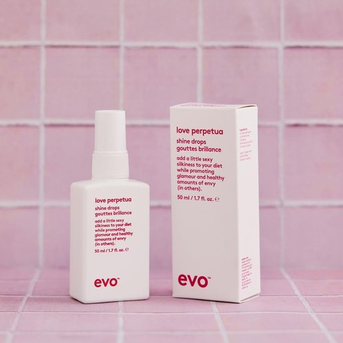 EVO Love Perpetua Shine Drops - Anti-Frizz Smoothing Serum for Thick, Coarse Hair | 1.7 fl oz