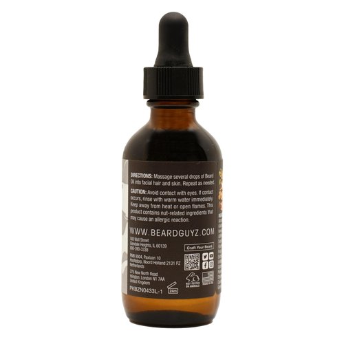 Beard Guyz Beard Oil – Lightweight Beard Moisturizer & Conditioner – Softens Facial Hair, Hydrates Skin Under Beard, Reduces Itch & Frizz – Men’s Grooming Oil, 1.5 oz