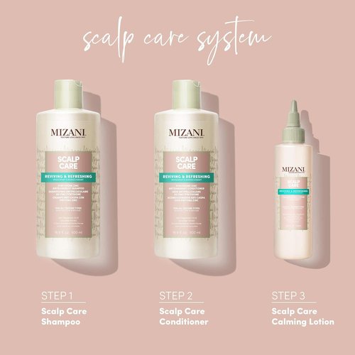Mizani Scalp Care Calming Scalp Lotion - Soothing Dandruff Treatment with Eucalyptus & Avocado Oil