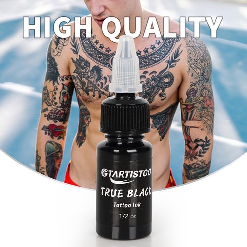 Tattoo Ink Set GTARTISTOO Professional 14 Colors 1/2OZ (15ml) Vegan-Friendly Pigment Tattoo Ink Supplies Ink