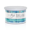 Italwax Flex Aquamarine - 397g / 14oz - Soft wax for hair removal - Unscented - Liposoluble syntetic formulation - Ideal for waxing all body area