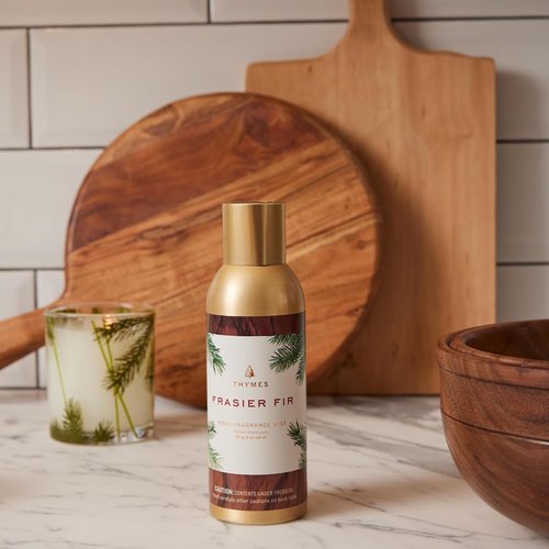 Thymes Home Fragrance Mist - Long-Lasting Air Freshener Spray | Crisp Siberian Fir & Cedarwood, 3 oz