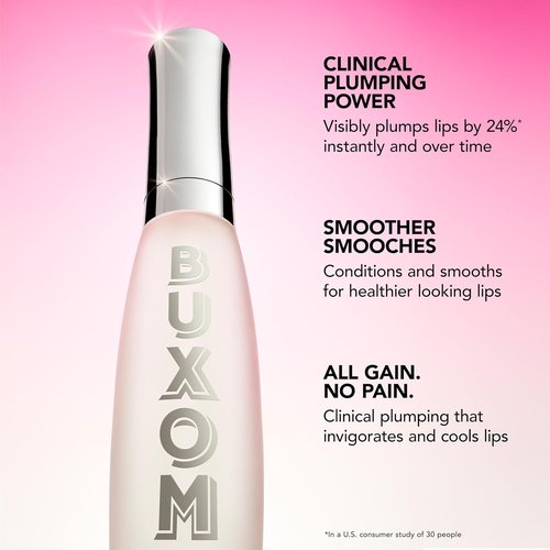 Buxom Plump Shot Lip Serum - Advanced Peptide Plumping Gloss with Hyaluronic Acid & Oils
