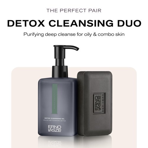 Erno Laszlo Sea Mud Deep Cleansing Face Wash Bar, Detox Charcoal Soap Bar with Dead Sea Mud, Removes Excess Oil, Unclogs Pores, Gently Exfoliates & Purifies Skin, For Oily, Blemish-Prone Skin, 1.7 oz