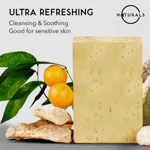 O Naturals Citrus Men's Soap Bar - Exfoliating All-Natural Formula | 7.76 oz Unisex