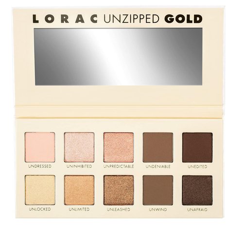LORAC Unzipped Eyeshadow Palette - Versatile Matte & Glitter Shades for Stunning Looks