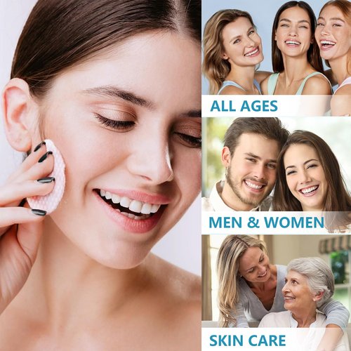 Glycolic Acid Resurfacing Pads, 15% Ultra Pure Glycolic Acid & 2% Salicylic Acid Exfoliating Peel for Face, Keeps Skin Smooth and Prevents Wrinkles and Lines, Radiant Skin Renewal - 60 Pads