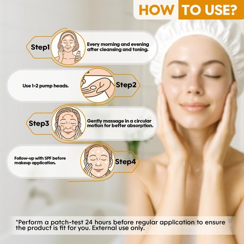 CIELARA Super Vitamin C Serum, 20% Vit C Anti Aging & Wrinkle Retinol Face Serum With Hyaluronic Acid, Vitamin E, Caffeine, Peptides For Women Face Fine Lines Wrinkle Brightening - 1 Fl Oz