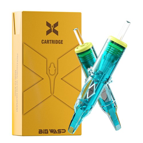 BIGWASP X Tattoo Cartridge Needles 1217RM - 20Pcs 17RM #12 Standard 0.35mm 17 Curved Magnum Disposable Tattoo Needles for Rotary Tattoo Machines