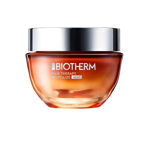 Biotherm Blue Therapy Night Cream - Anti-Aging Formula with Amber Algae for Dehydrated Skin | 1.7 Fl. Oz.