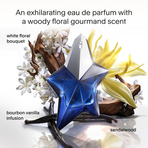Mugler Angel Elixir - Eau de Parfum for Women - Floral & Woody Scent with Sandalwood, Amber & Vanilla