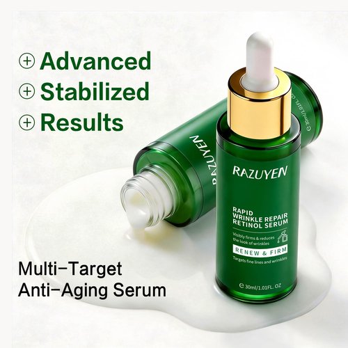 Skiennix Retinol Serum - Anti-Aging Face Serum with Peptides for Fine Lines & Hydration | 30ml (1 Fl Oz)
