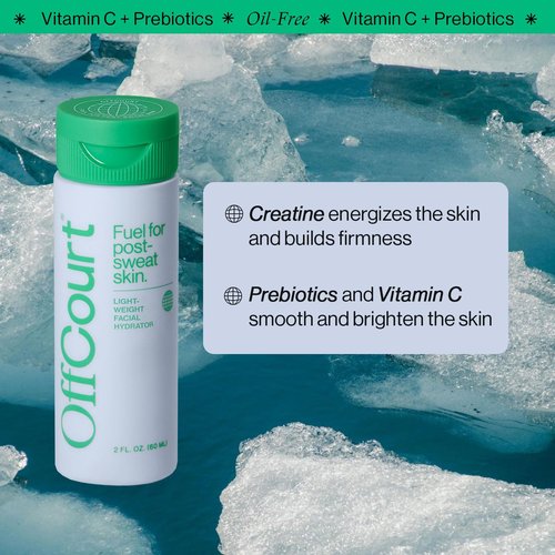Skiennix OffCourt Face Moisturizer for Men - Light, Non-Greasy Hydration with Prebiotics & Vitamin C | 2oz