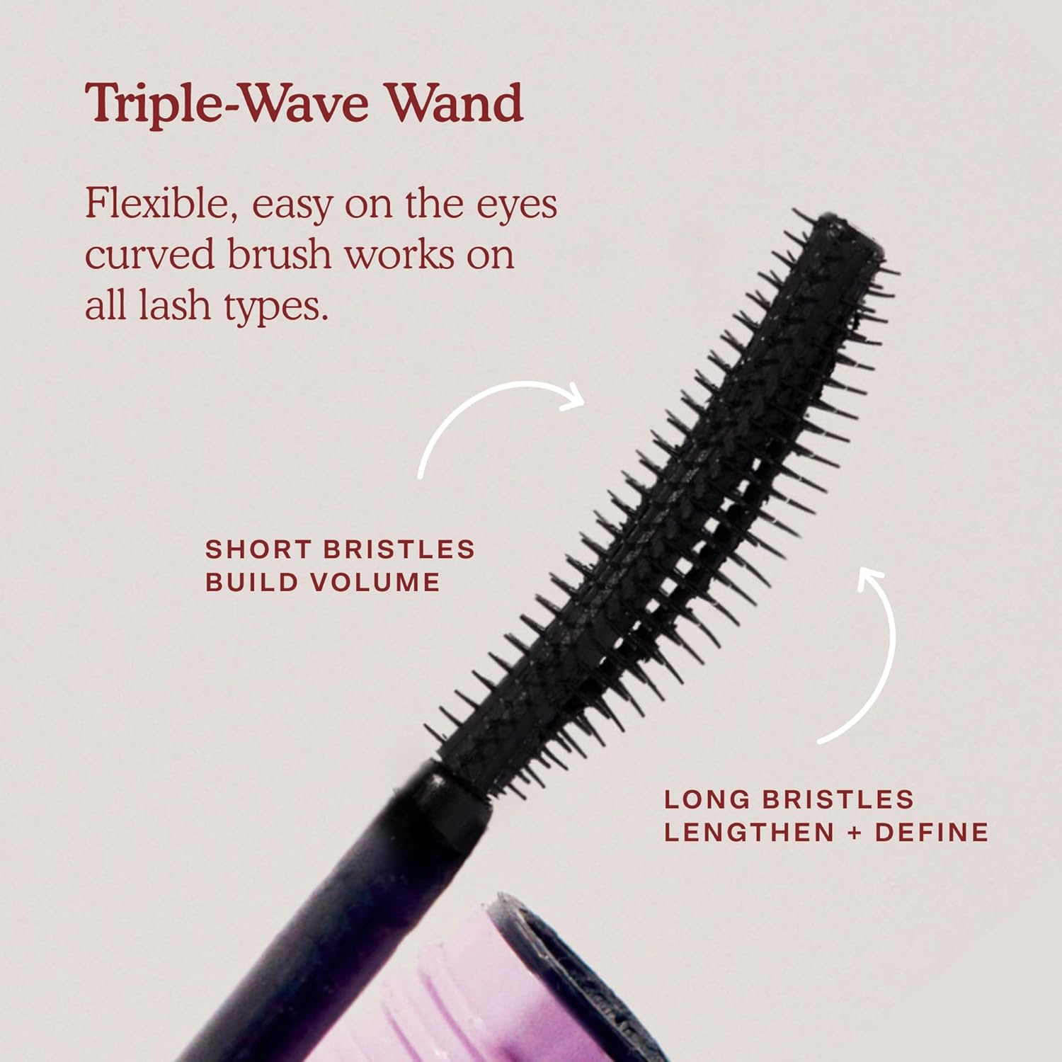 Tower 28 MakeWaves Vegan Black Mascara - Volumizing & Lengthening Formula for Sensitive Eyes - Humidity-Proof Lift - Jet (0.29 oz)