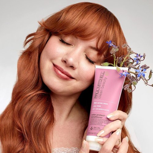 Paul Mitchell Clean Beauty Color Protect Conditioner - Replenishes & Extends Color Vibrancy for Color-Treated Hair