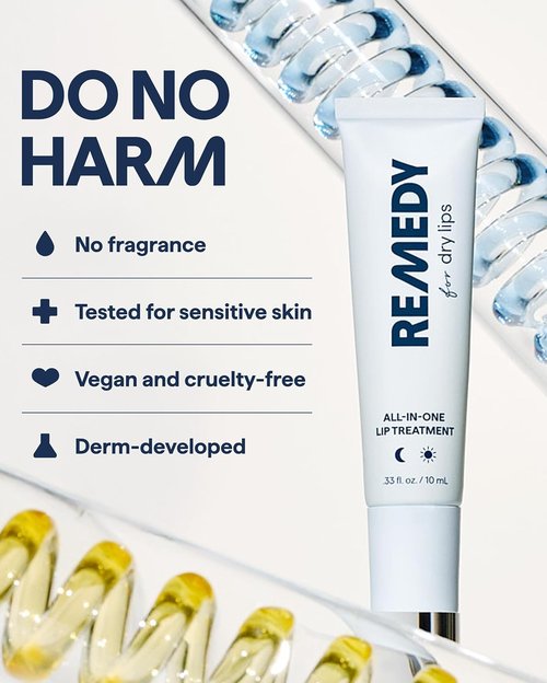 Dr. Shah Lip Balm Ointment - All-In-One Hydrating Treatment with Ceramides & Peptides | Repairs Dry, Cracked Lips