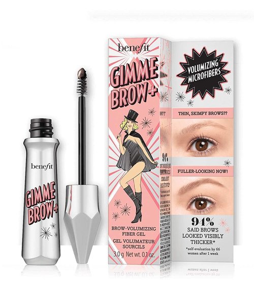 Benefit Gimme Brow Volumizing Fiber Gel - Medium Neutral #3 | 0.1 Ounce for Fuller Brows