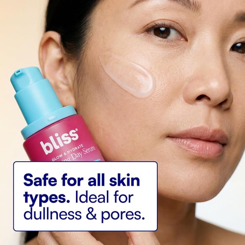 Bliss Glow & Hydrate Serum - Niacinamide & Hyaluronic Acid for Hydration & Brightening | 1 Fl Oz