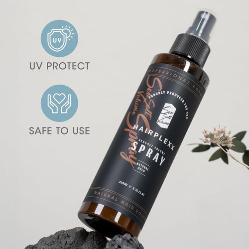 Hairplexx Sea Salt Volume Hair Spray - Natural Thickening & Volumizing Matte Finish | Paraben-Free, 6.76 Fl Oz (Pack of 2)