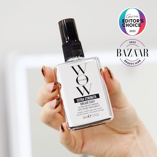 COLOR WOW Extra Strength Dream Coat - Ultra Moisturizing Anti-Humidity Treatment for Frizz-Prone Hair, Lasts 3-4 Washes