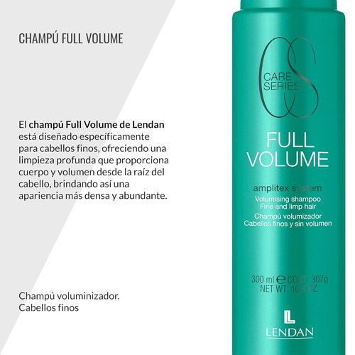 Lendan Fine Hair Volume Shampoo - Full Volume & Hydration - 300 ml | Cleanses & Protects Hair Fiber